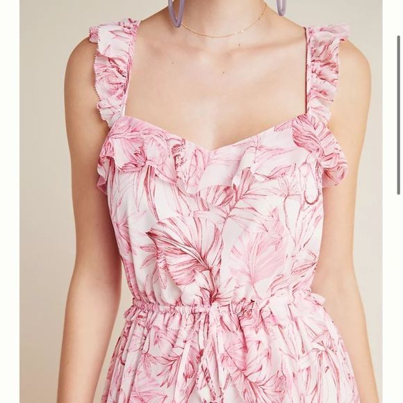 Gal Meets Glam Dresses & Skirts - NEW ANTHROPLOGIE Gal Meets Glam Cheryl Ruffled Maxi Dress